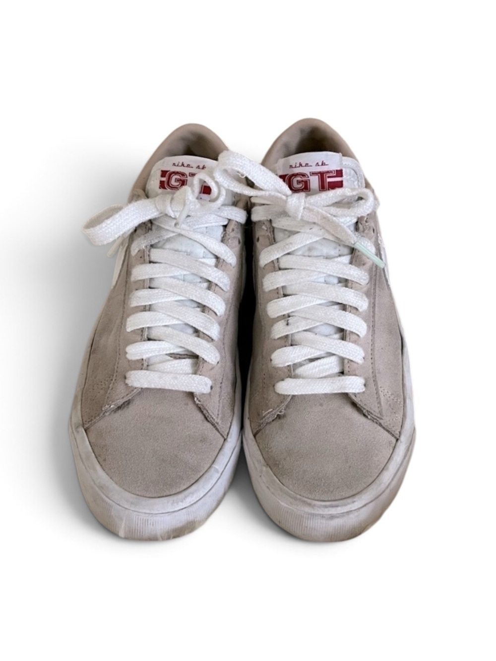 Nike Grant Taylor Tan/Cream Suede Leather Shoes